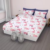 Satin d'Or dekbedovertrek Flamingo-140x200/220