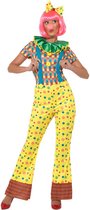 Kleurrijk stippen clown kostuum voor vrouwen - Volwassenen kostuums