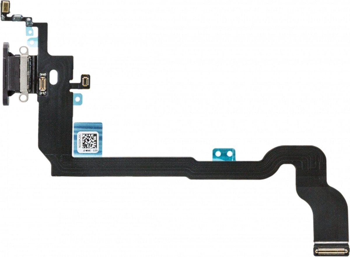 Replacement Charge/Data Connector incl. Flex Cable for Apple iPhone X Black OEM