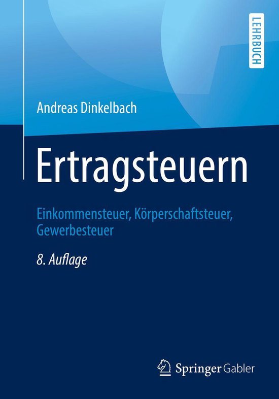 Business and Economics (German Language) - Ertragsteuern - cover