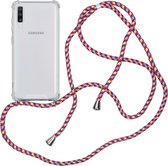iMoshion Hoesje Geschikt voor Samsung Galaxy A70 Hoesje Met Koord - iMoshion Backcover met koord - Transparant