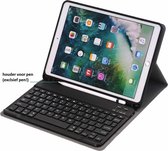 Keyboard hoesje met Stylushouder iPad 9.7 (2017-2018) / Air - Zwart