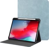 Tablet hoes geschikt voor Apple iPad Pro 11 (2018) - PU Leer Folio Book Case - Licht Blauw