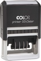 Colop Printer 55/D Groen - Stempels - Datum stempel Nederlands - Stempel afbeelding en tekst