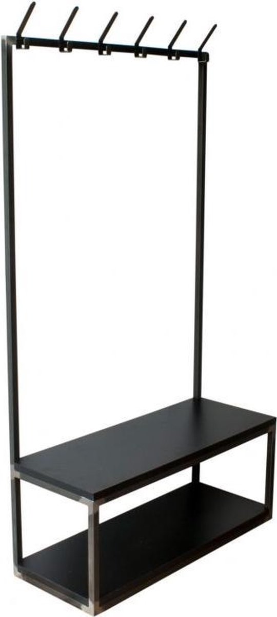 Spinder Design Diva - Staande Kapstok - 100x180 cm - Blacksmith/Zwarte  plank | bol.com