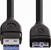Hama Navi USB 2.0 A Male naar USB 2.0 B Male computerkabel - 75 cm - Zwart
