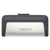 SanDisk Drive USB Ganda Ultra Tipe-C 256 GB lecteur USB flash 256 Go USB Type-A / USB Type-C 3.2 Gen 1 (3.1 Gen 1) Gris, Argent