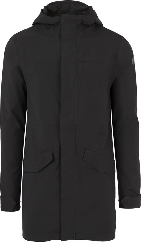 AGU Premium Parka Long Regenjas Urban Outdoor Heren Zwart XXL
