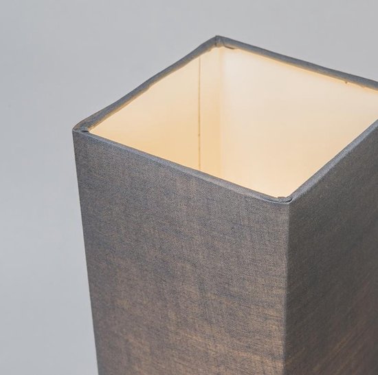 QAZQA milo - Moderne Tafellamp - 1 lichts - H 245 mm - Grijs - Industrieel - Woonkamer | Slaapkamer - Afbeelding 7