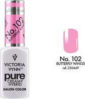 Gellak Victoria Vynn™ Gel Nagellak - Gel Polish - Pure Creamy Hybrid  - 8 ml - Butterfly Wings  - 102