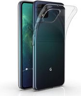 Shop4 - Google Pixel 4 Hoesje - Zachte Back Case Transparant