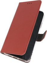 Booktype Telefoonhoesjes - Bookcase Hoesje - Wallet Case -  Geschikt voor Samsung Galaxy Note 10 Plus - Bruin