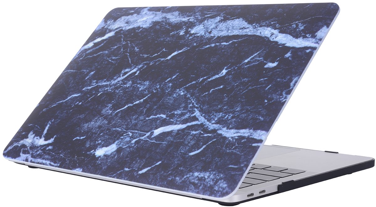 Mobigear Laptophoes geschikt voor Apple MacBook Pro 15 Inch (2016-2019) Hoes Hardshell Laptopcover MacBook Case | Mobigear Marble - Model 22 - Model A1707 / A1990