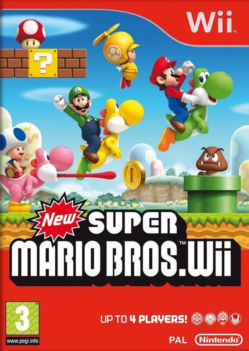 New Super Mario Bros. Wii (gebruikt) - wii
