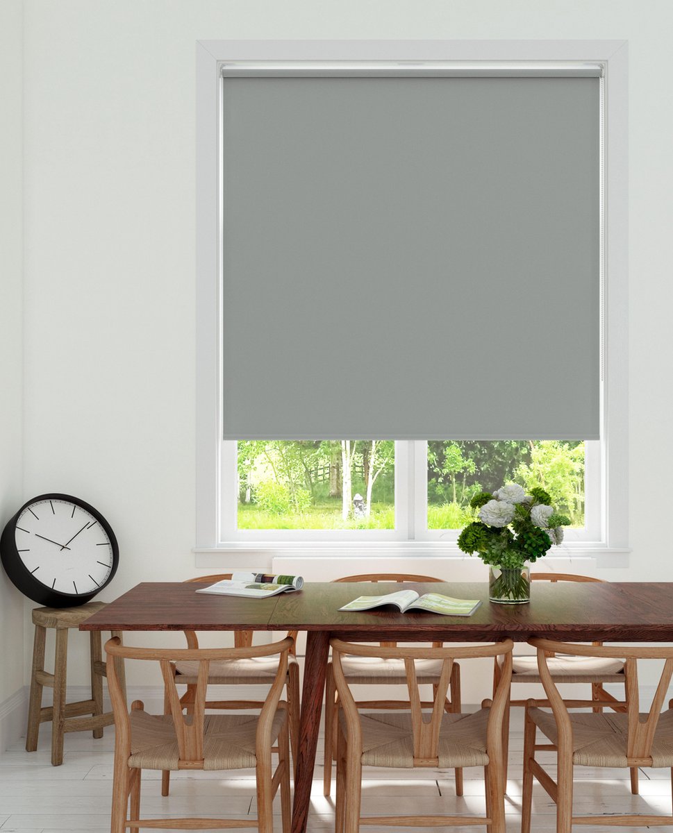 Decosol Rolgordijn Verduisterend - Muisgrijs (5749) - 120 x 190 cm