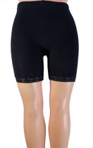 Short legging met kant blauw