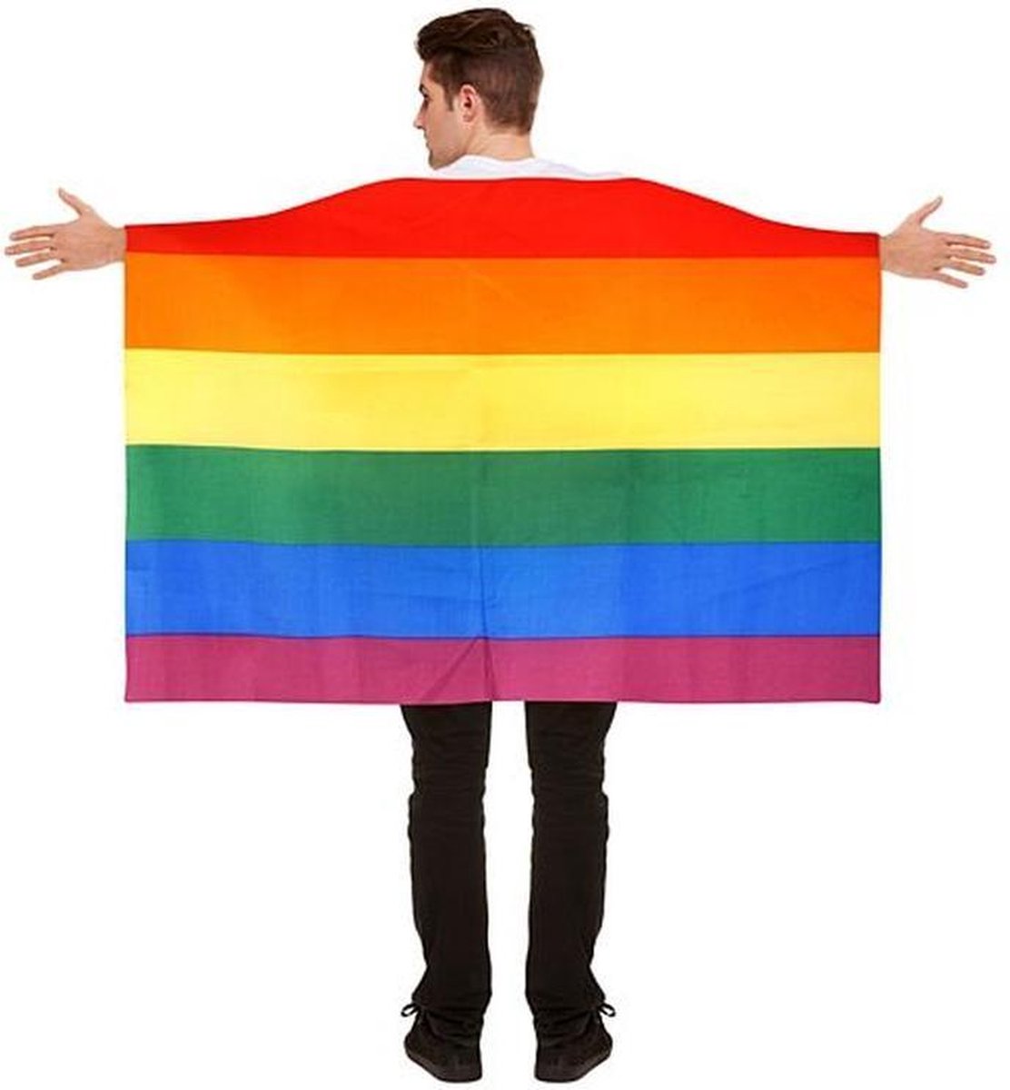 Zac's Alter Ego - Rainbow Flag Cape - Multicolours