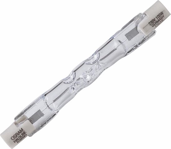 OSRAM Eco-halogeenlamp Energielabel: G (A - G) R7s 74.9 mm 230 V 80 W  Warmwit Staaf... | bol.com
