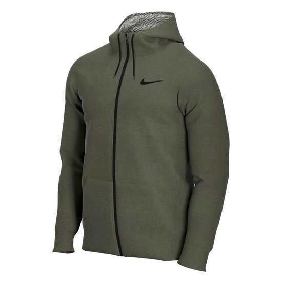 Nike Dry FZ Fleece vest heren olijf groen | bol