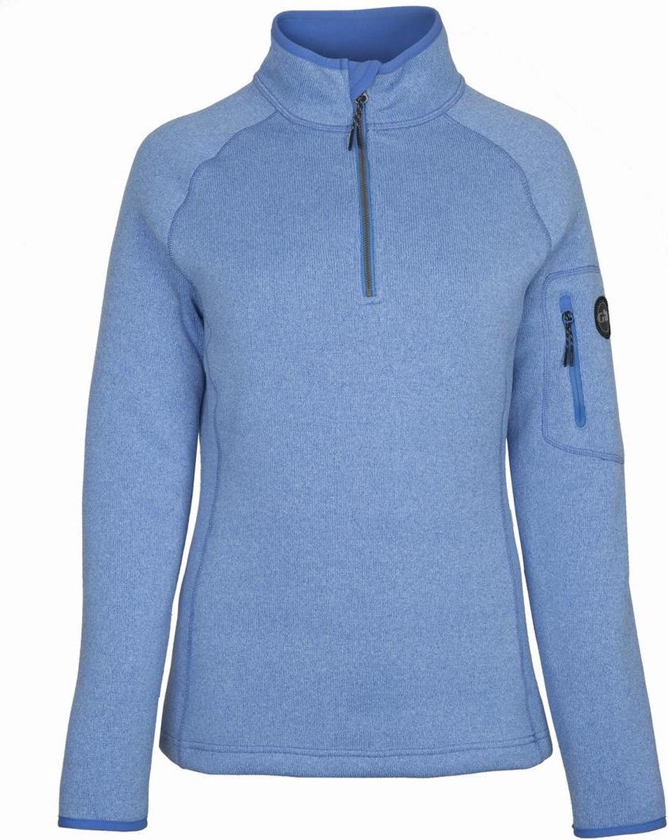 Gill Knit Fleece Trui Dames Blauw