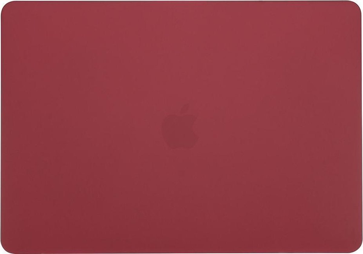 Shop4 - Geschikt voor MacBook Pro 16-inch (2019) Hoes - Hardshell Cover Mat Donker Rood