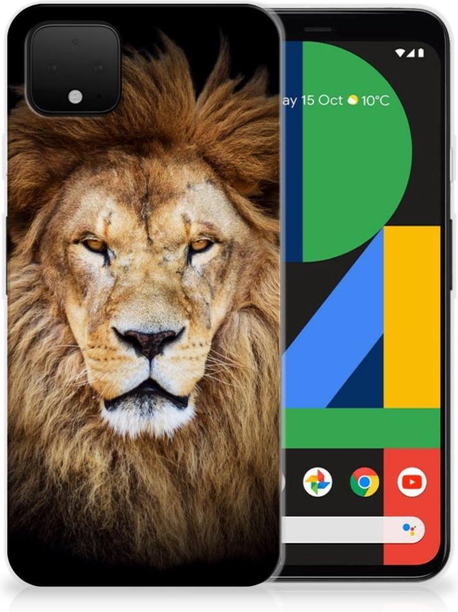 Google Pixel 4 XL TPU Hoesje Leeuw