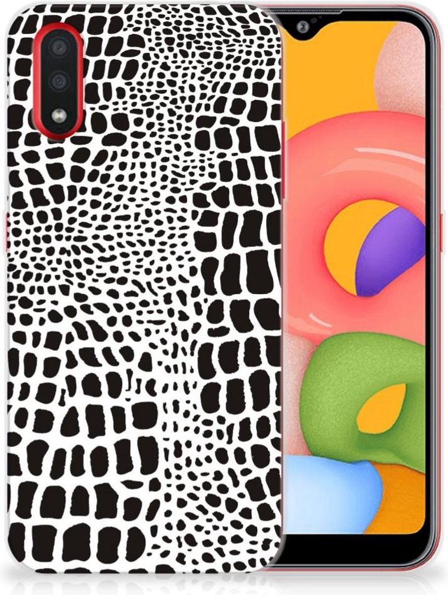 Samsung Galaxy A01 TPU Hoesje Slangenprint