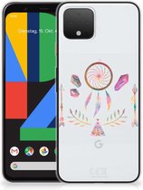 Google Pixel 4 Telefoonhoesje met Naam Boho Dreamcatcher