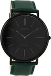 OOZOO Vintage Groen/Zwart horloge C8174