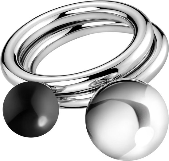 Sieraden Ringen Statement ringen Calvin Klein Statement ring zilver casual uitstraling 