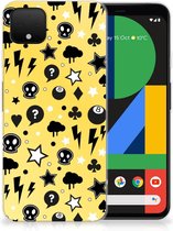 Google Pixel 4 XL Silicone Back Case Punk Yellow
