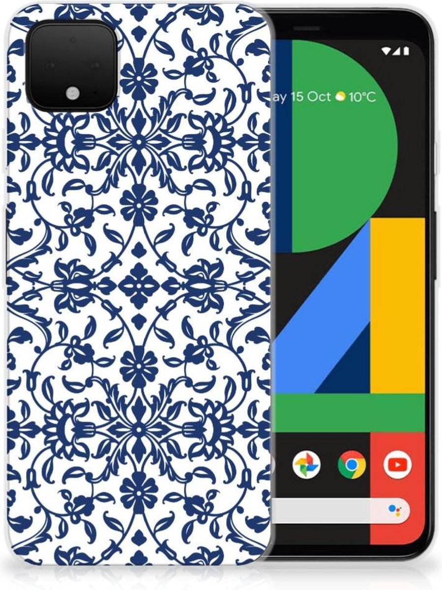 Google Pixel 4 XL TPU Case Flower Blue