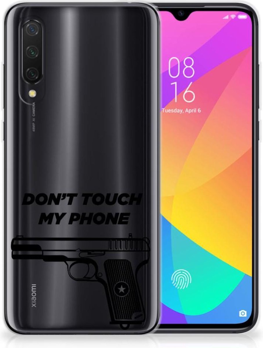 Xiaomi Mi 9 Lite Silicone-hoesje Pistol DTMP
