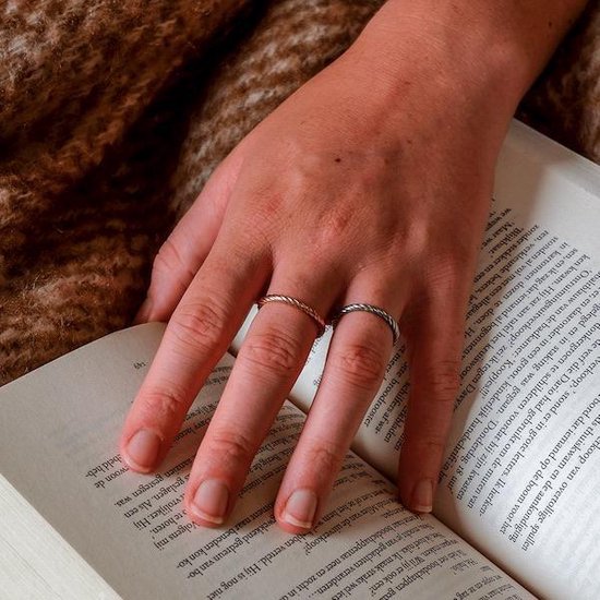 Bague Dames - Bagues Dames - Bagues Femme - Couleur Or Rose - Bague - Bagues - Bijoux Femme - Étroit et Mode - Herit