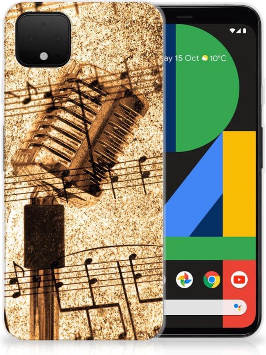 Google Pixel 4 XL Siliconen Hoesje met foto Bladmuziek