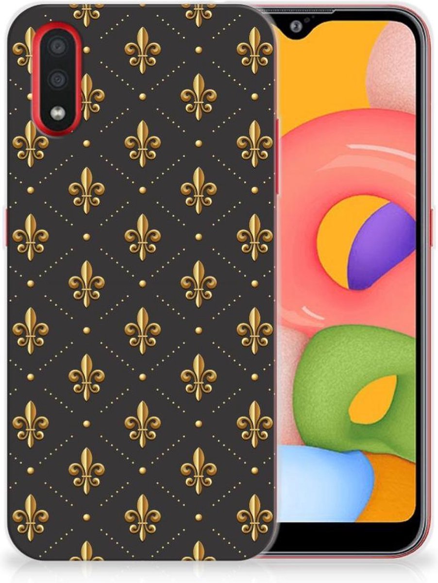 Samsung Galaxy A01 TPU bumper Franse Lelie