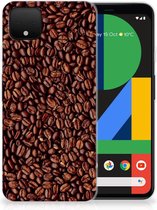Google Pixel 4 XL Siliconen Case Koffiebonen