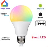 Sonoff – Smart Bulb Led lamp E27– GOOGLE HOME ALEXA 17miljoen kleuren – 9W – smart LED