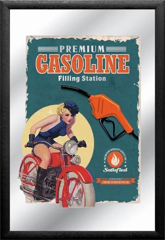 Premium Gasoline Filling Station Spiegel