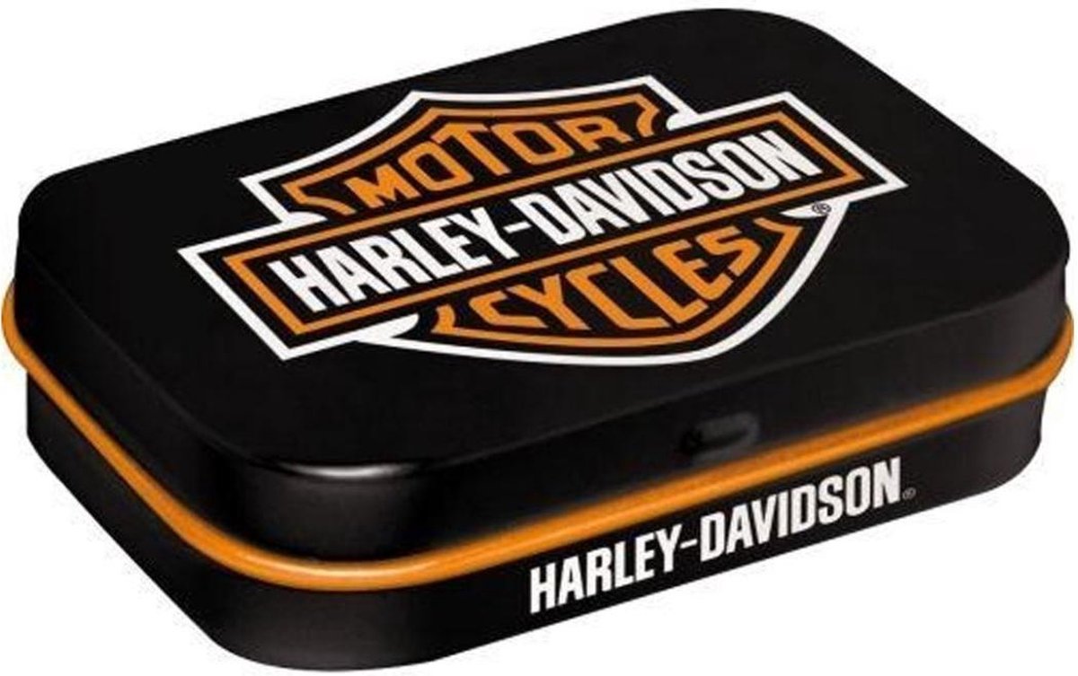 Harley-Davidson - Pepermunt - Metalen Blikje - Mint Box 6 x 4 cm