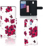 Nokia 1 Plus Hoesje Blossom Rood