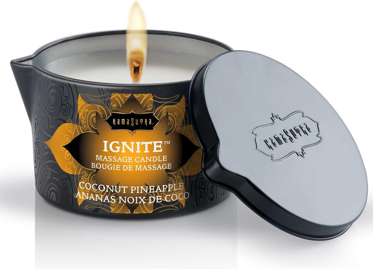Kamasutra Massagekaars - Coconut Pineapple