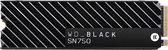 Western Digital WD_BLACK SN750 - Interne SSD M.2 - 2 TB - Met heatsink