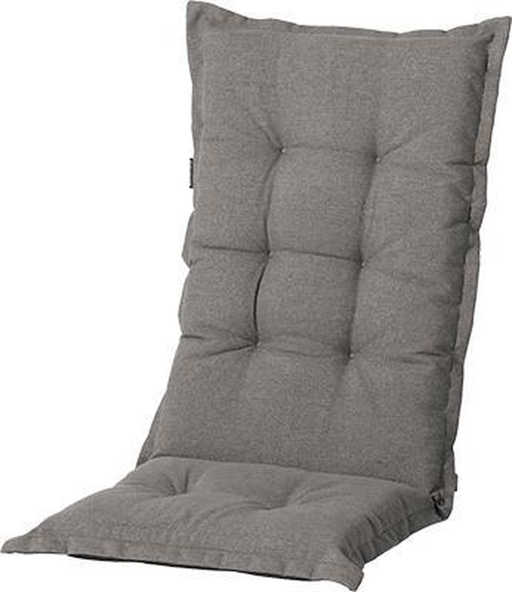 Bol.com Madison - tuinkussen - hoge rug - 123x50 cm - Oxford Grijs - Standenstoel aanbieding