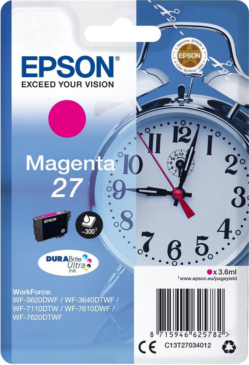Epson 27 - Inktcartridge / Magenta