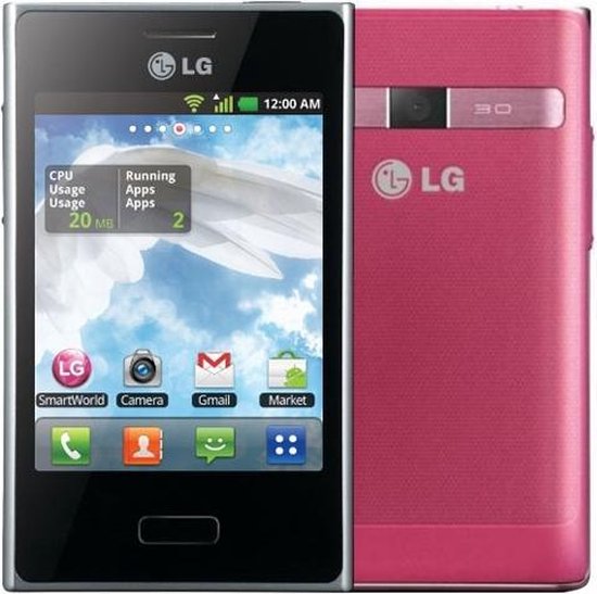 LG E400 Optimus L3 - volledig roze | bol.com
