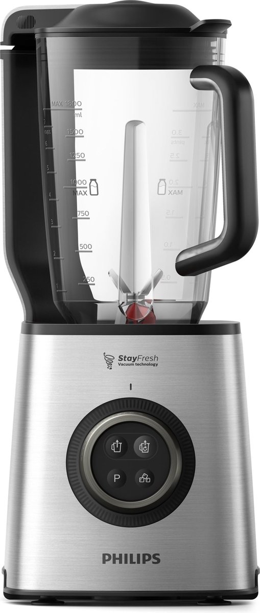 Philips Avance HR3756/00 - Vacuümblender met drinkbekers - Zilver/Zwart