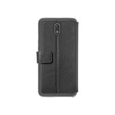 Azuri walletcase met magnetische sluiting - zwart - voor Nokia 3