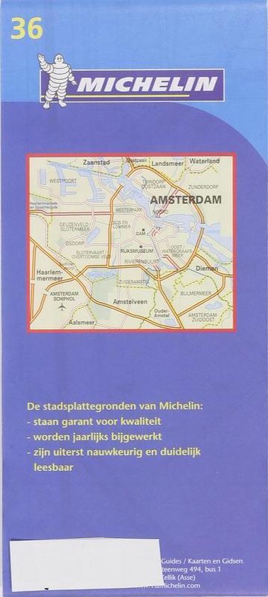 Cover van het boek 'Amsterdam' van Michelin 19046