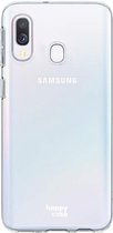 HappyCase Samsung Galaxy A20E Flexibel TPU Hoesje Clear Print
